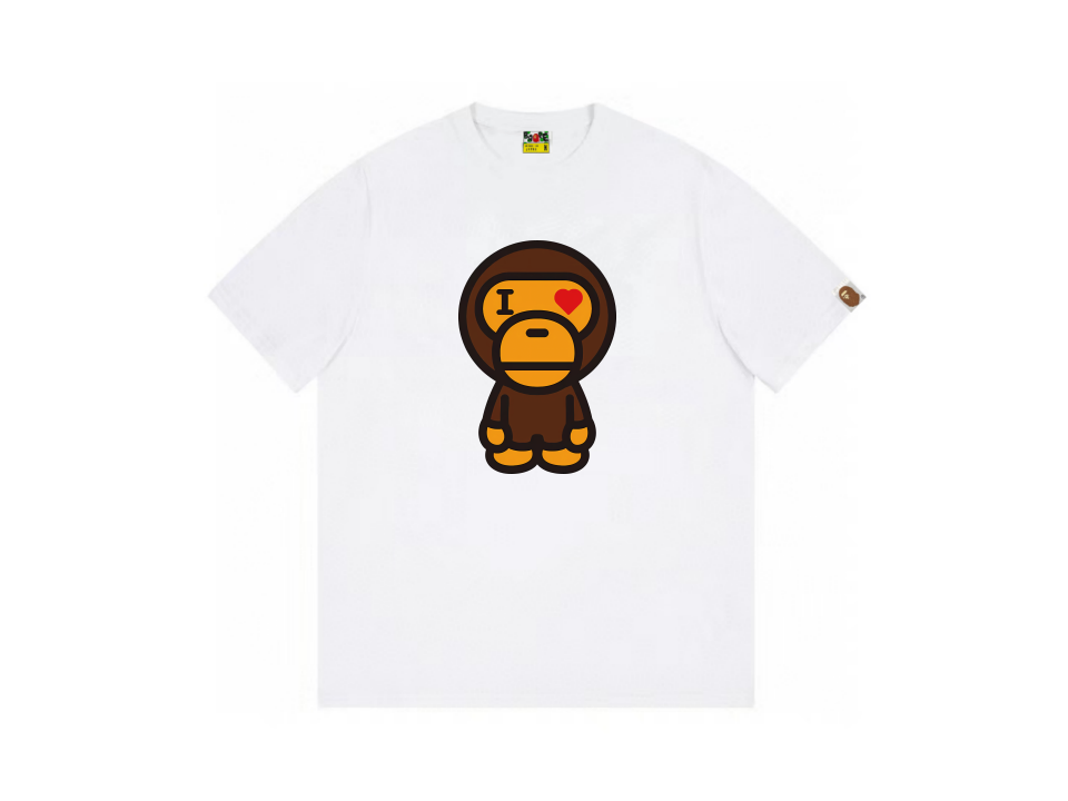 T-shirt BAPE "Baby Milo Heart Eye"