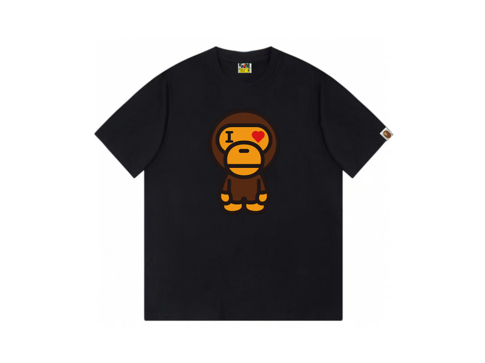 T-shirt BAPE "Baby Milo Heart Eye"